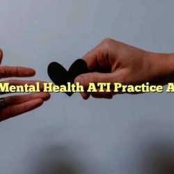 Mental health ati practice a