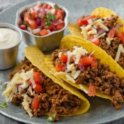 Freshly made mince taco sea of conquest