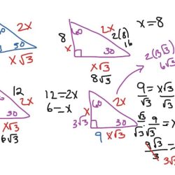 Special right triangles 30-60-90 worksheet answers